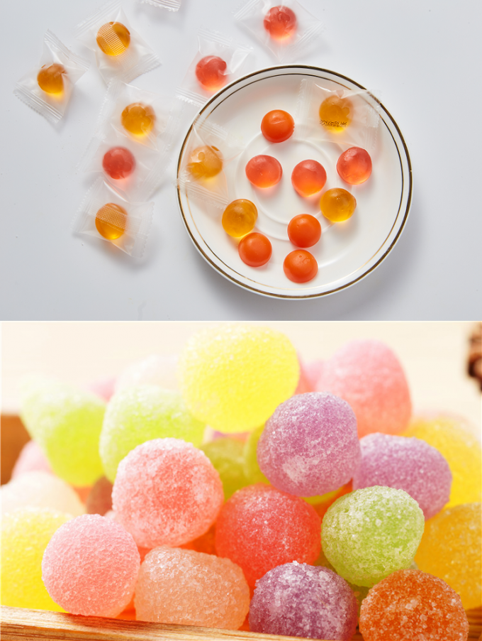 Eigenmarke ergänzt Kindmultivitamins und gummiartige Süßigkeiten der Bärn-Omega3