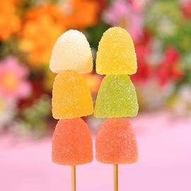 Kaubares Vitamin- Cmassenpektin-gummiartige Süßigkeit mit Zuckerguss-Mischaroma