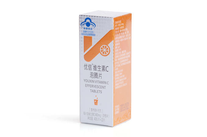 Dosierungs-Orangen-Aroma der hochfestes Vitamin- Cschäumendes Tablet-480mg