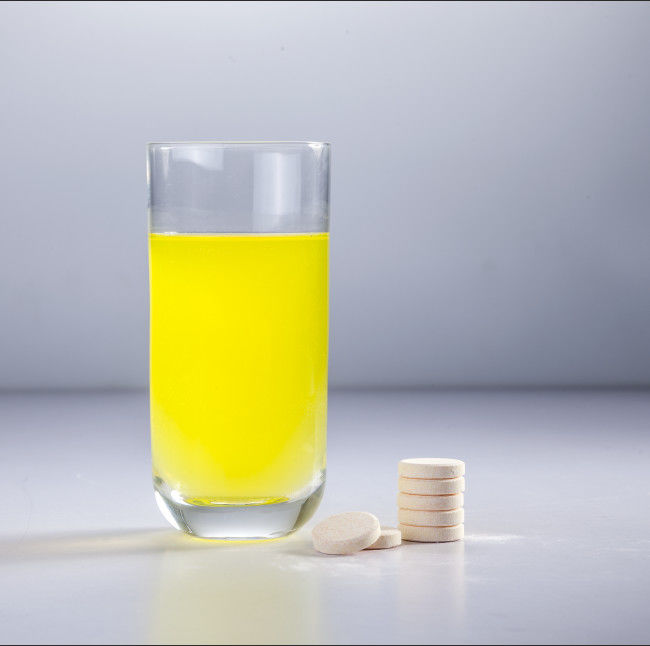 Enthäuten Sie das Weiß werden formulierten Zitronen-Aroma Soems der Vitamin- Cschäumenden Tablet-500mg