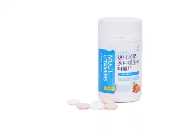 Tropische Frucht-Aroma Multivitamin-kaubare Tablet-Antioxydantien keine Konservierungsmittel